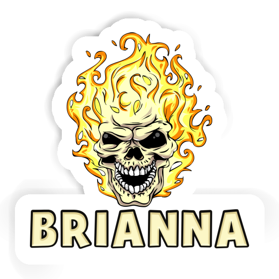 Brianna Sticker Totenkopf Image