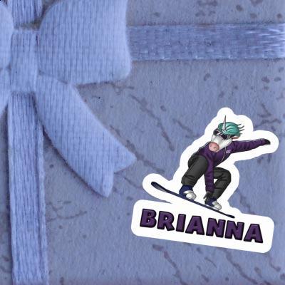 Autocollant Snowboardeuse Brianna Laptop Image