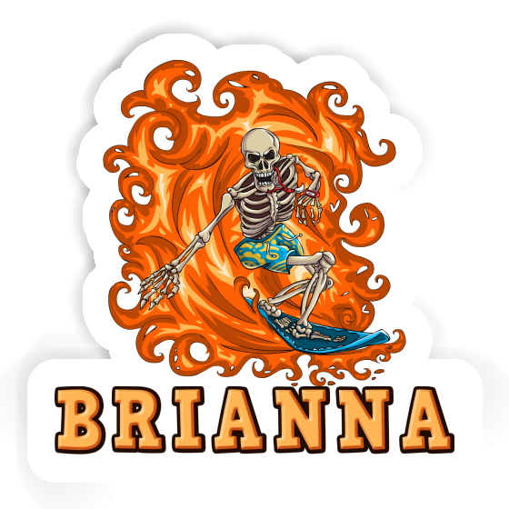 Brianna Autocollant Surfer Notebook Image