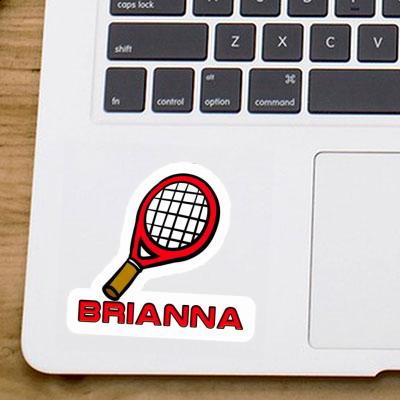 Sticker Brianna Tennisschläger Notebook Image