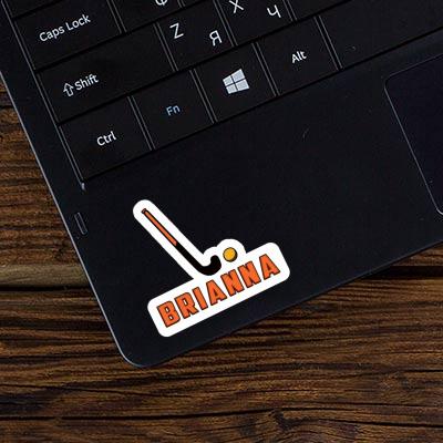 Sticker Brianna Floorball Stick Notebook Image