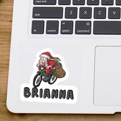 Sticker Velofahrer Brianna Notebook Image