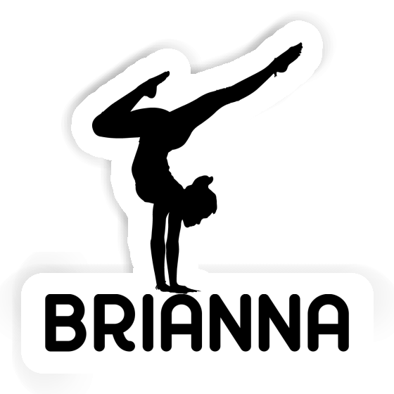 Sticker Brianna Yoga-Frau Gift package Image