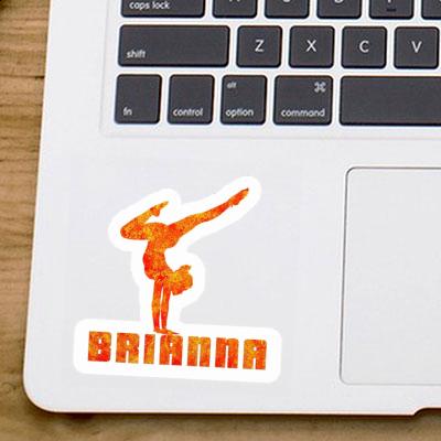 Sticker Brianna Yoga Woman Image