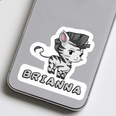 Zebra Sticker Brianna Notebook Image