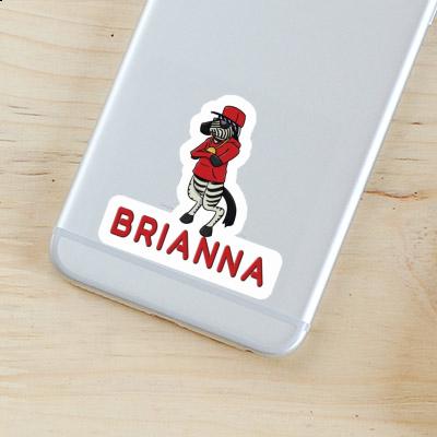 Brianna Sticker Zebra Notebook Image