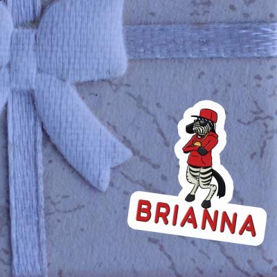 Brianna Sticker Zebra Image