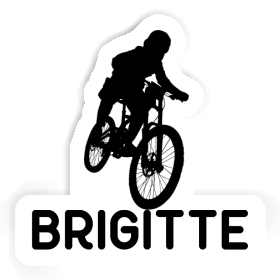 Sticker Freeride Biker Brigitte Image
