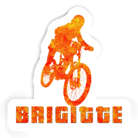 Freeride Biker Aufkleber Brigitte Image