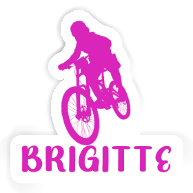 Sticker Freeride Biker Brigitte Image