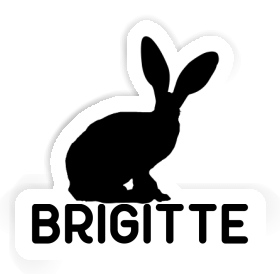 Hase Aufkleber Brigitte Image