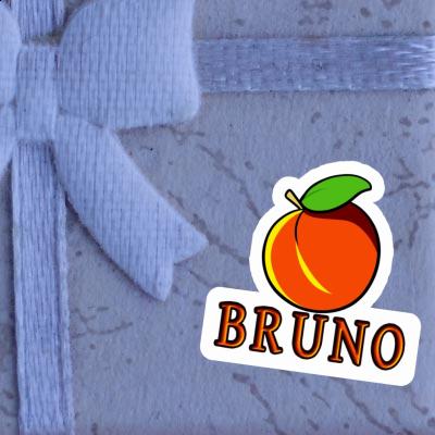 Sticker Bruno Aprikose Gift package Image