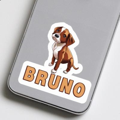 Boxerhund Sticker Bruno Image
