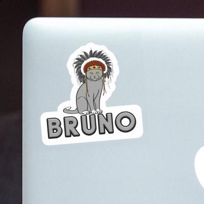 Amérindien Autocollant Bruno Notebook Amérindien Autocollant Bruno Gift package Image