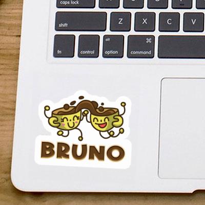 Sticker Coffee Bruno Notebook Sticker Coffee Bruno Gift package Image