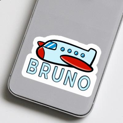 Bruno Sticker Airplane Laptop Image