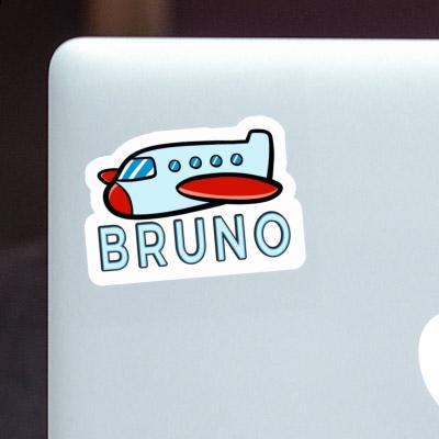 Bruno Sticker Airplane Laptop Image