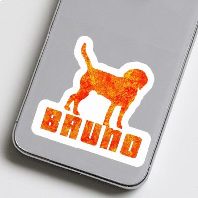 Sticker Hund Bruno Gift package Image