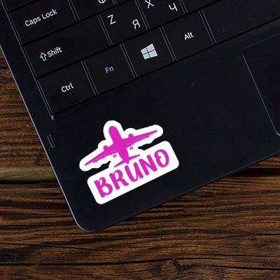 Jumbo-Jet Aufkleber Bruno Notebook Image