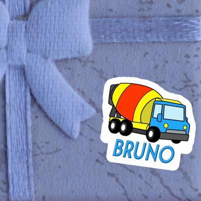 Bruno Sticker Mischer-LKW Laptop Image