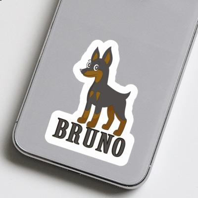 Pinscher Aufkleber Bruno Notebook Image
