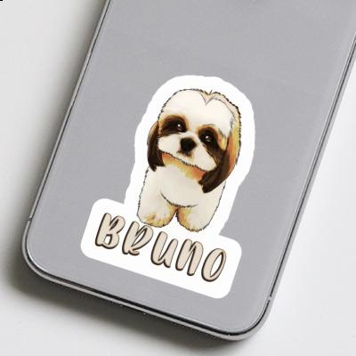 Bruno Aufkleber Shih Tzu Image