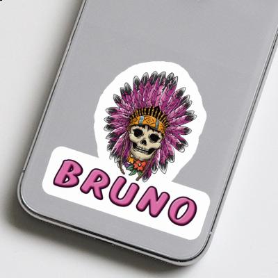 Autocollant Bruno Femmes Crâne Gift package Image