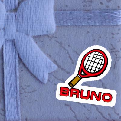 Sticker Bruno Tennisschläger Notebook Image
