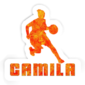 Camila Aufkleber Basketballspielerin Image