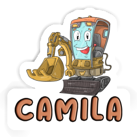 Excavator Sticker Camila Image