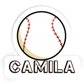 Balle de baseball Autocollant Camila Image