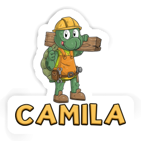 Sticker Camila Construction worker Image