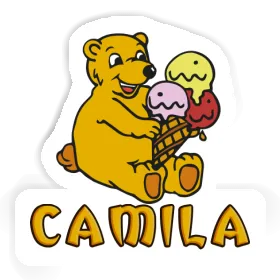 Aufkleber Bär Camila Image