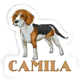 Aufkleber Beagle Camila Image