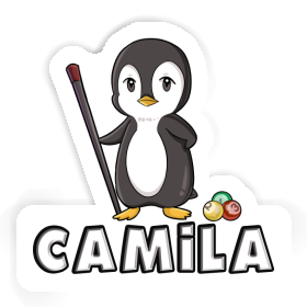 Sticker Camila Billiards Player Image