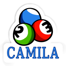 Billiard Ball Sticker Camila Image