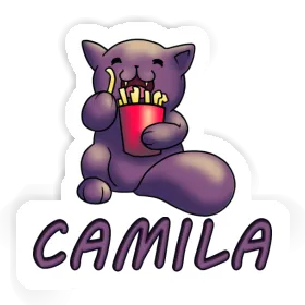 Sticker Pommes-Katze Camila Image