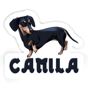 Camila Sticker Dachshund Image