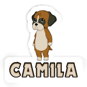 Sticker Camila German Boxer Image