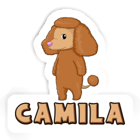 Caniche Autocollant Camila Image