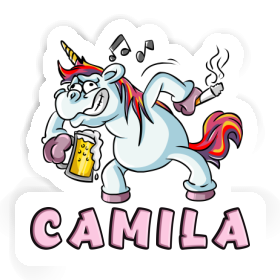 Einhorn Aufkleber Camila Image