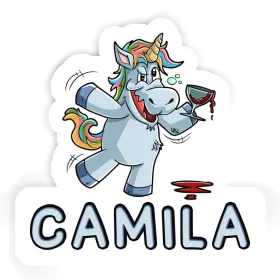 Wine Unicorn Sticker Camila Image