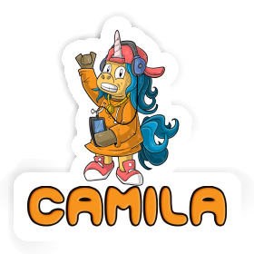 Sticker Hip-Hop Unicorn Camila Image