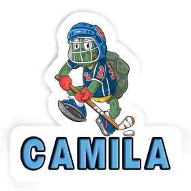 Camila Sticker Ice-Hockey Player Image