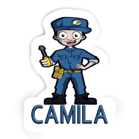 Sticker Elektriker Camila Image