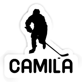 Eishockeyspieler Aufkleber Camila Image