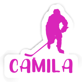 Joueuse de hockey Autocollant Camila Image