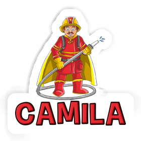 Camila Sticker Firefighter Image