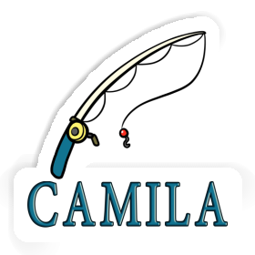 Sticker Fishing Rod Camila Image