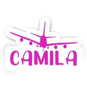 Aufkleber Camila Flugzeug Image